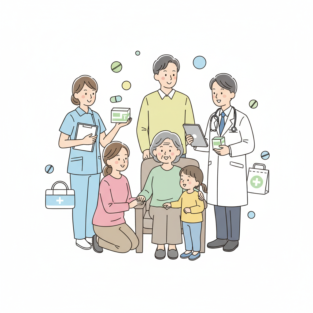 在宅医療と訪問診療の違いと使い分け｜往診・訪問看護・訪問薬剤を組み合わせる家族視点ガイド