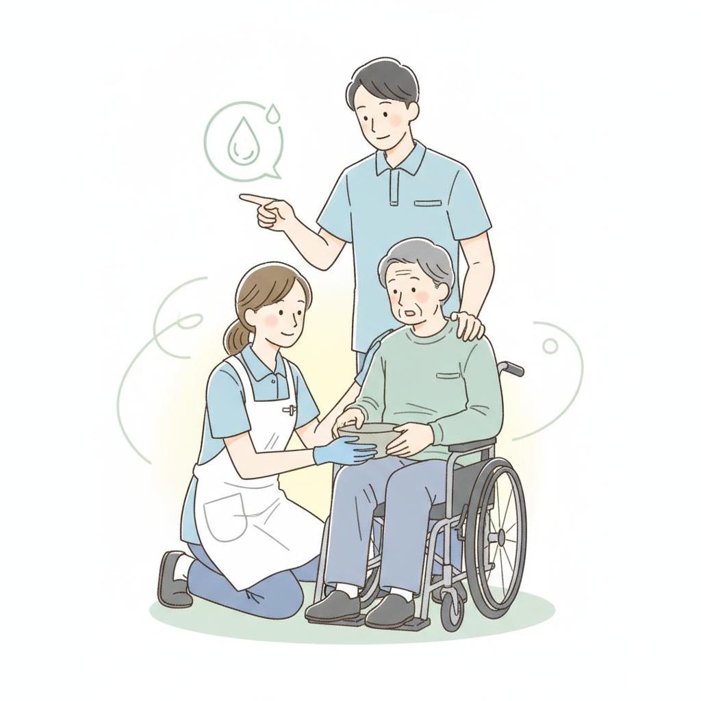 施設で利用者が嘔吐したときの対応｜介護職の初動・誤嚥防止・感染疑いの見極めと報告