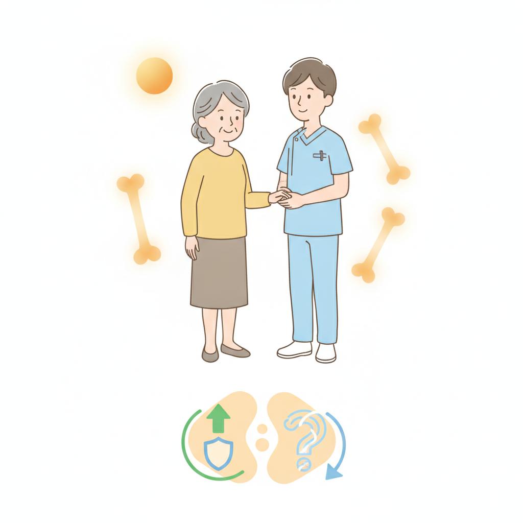 ビタミンDは高齢者の転倒・骨折を防ぐか｜サプリ補充をめぐる研究の『割れ』を介護現場目線で読み解く