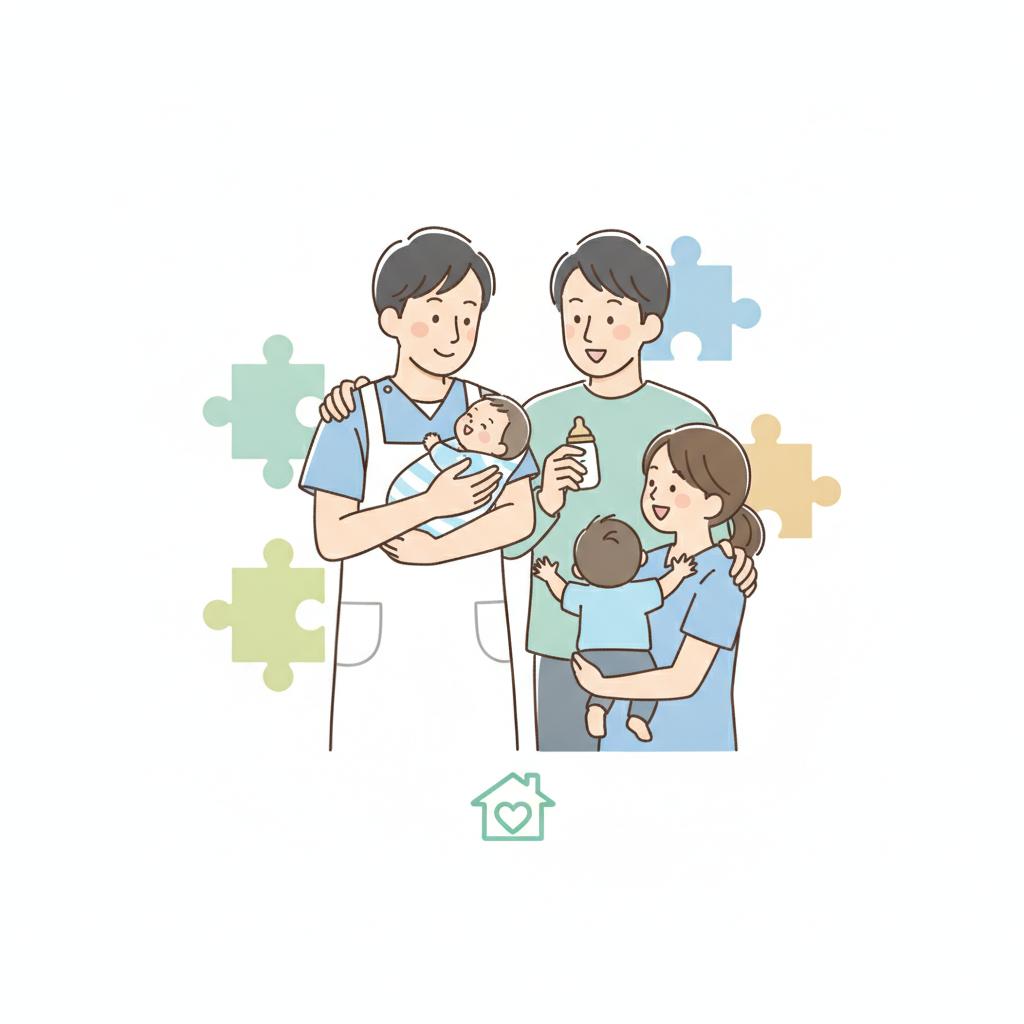 介護職の男性育休・産後パパ育休｜取得率・給付金・職場への伝え方【2025年改正】