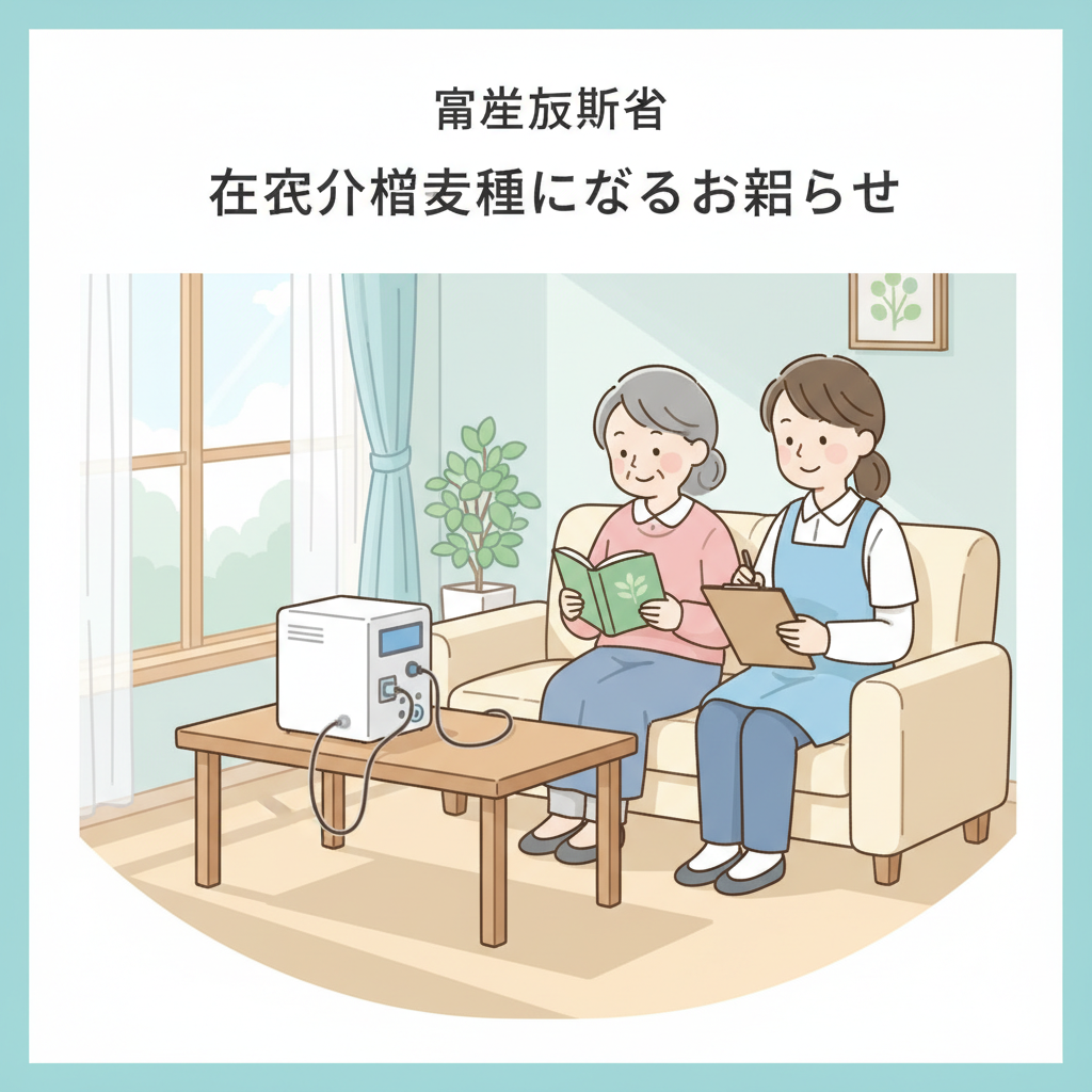 在宅酸素濃縮器のオン・オフは医行為｜厚労省、介護職員の実施を改めて否認
