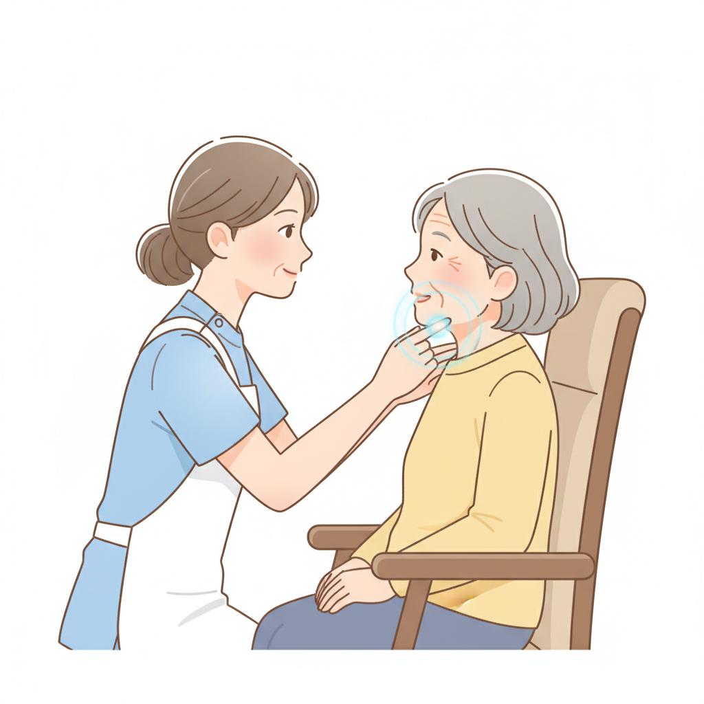 口を開けてくれない人への口腔ケア技術｜脱感作法・K-point刺激で開口を促す介護職向け手技ガイド