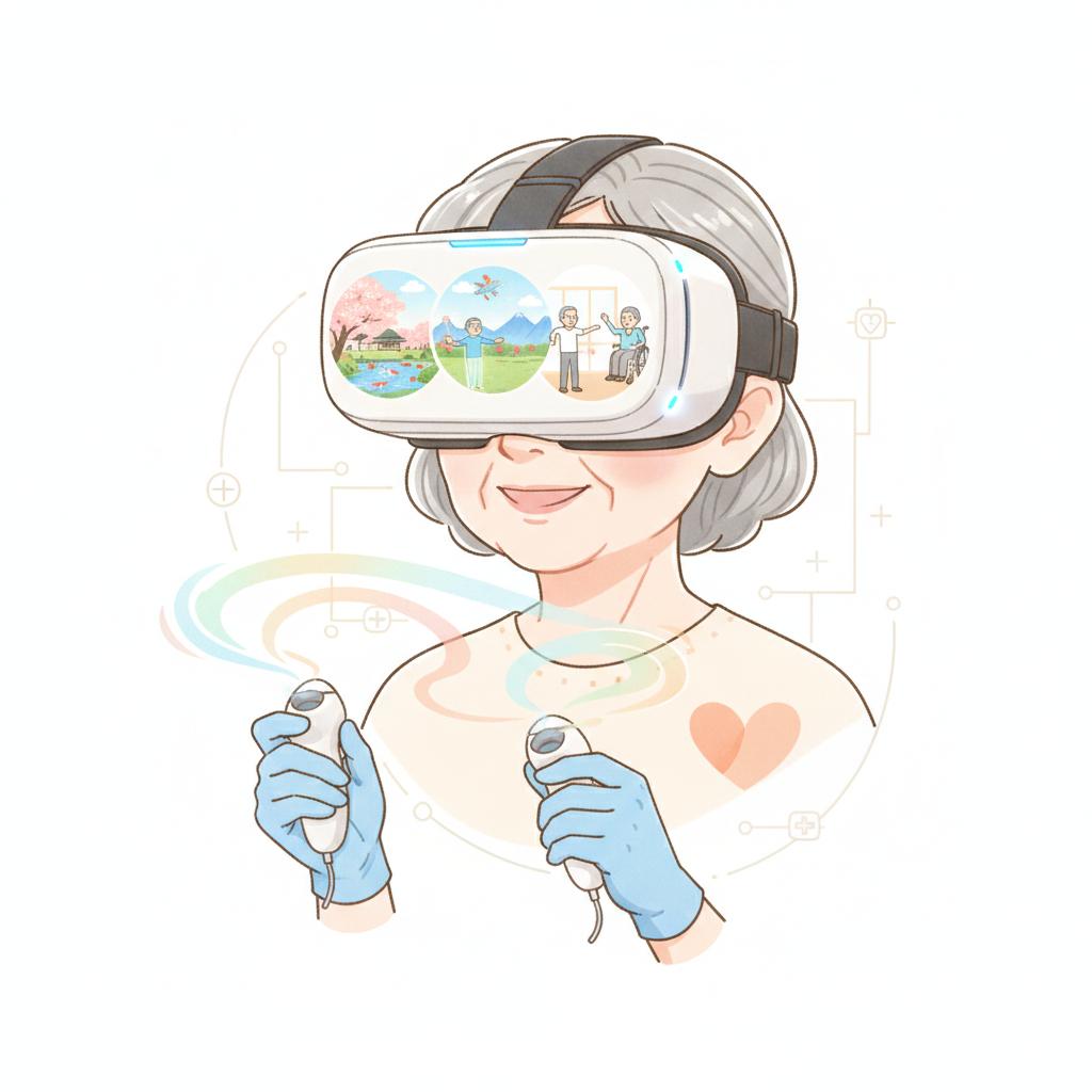 VRは認知症や高齢者に効くか｜回想・リハビリ・体験VRの研究エビデンスと限界を介護現場目線で読み解く
