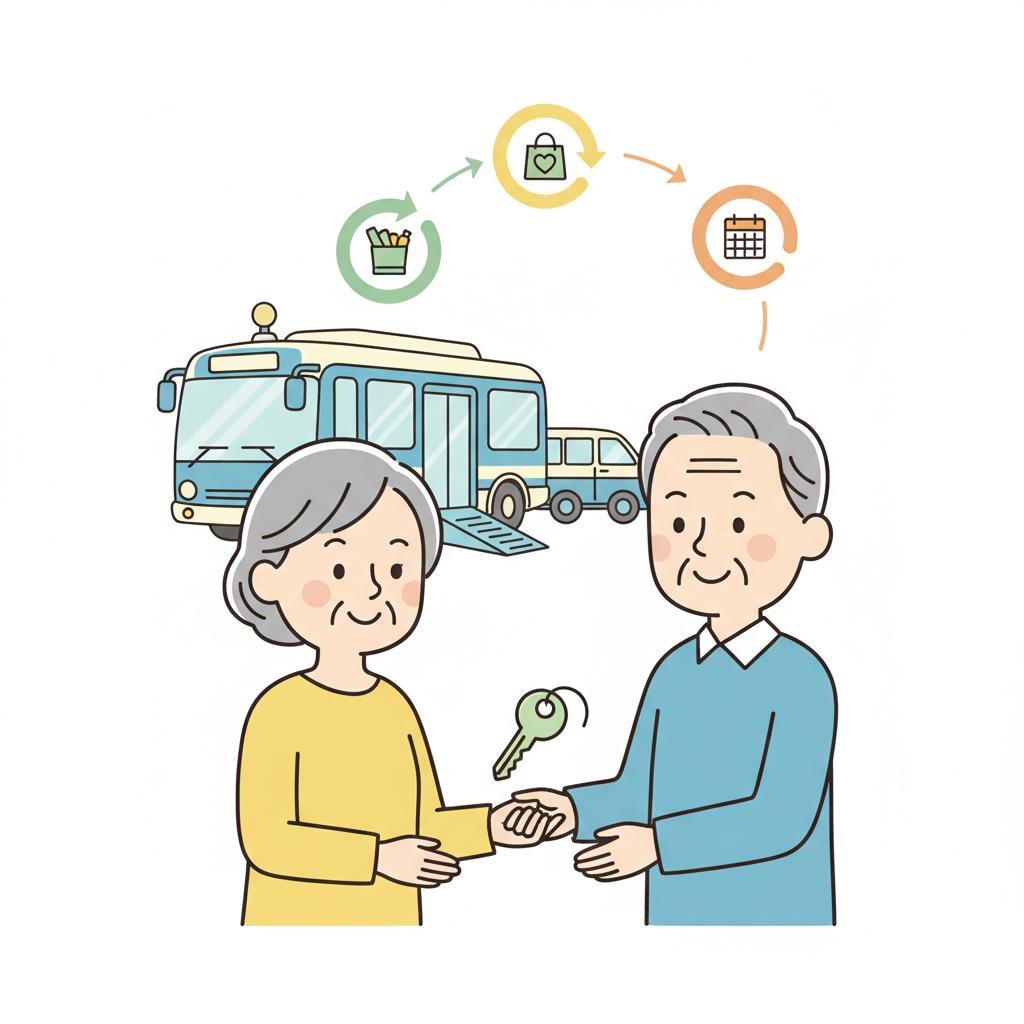 親が運転免許を返納した後の生活｜移動手段の確保と使える支援・特典