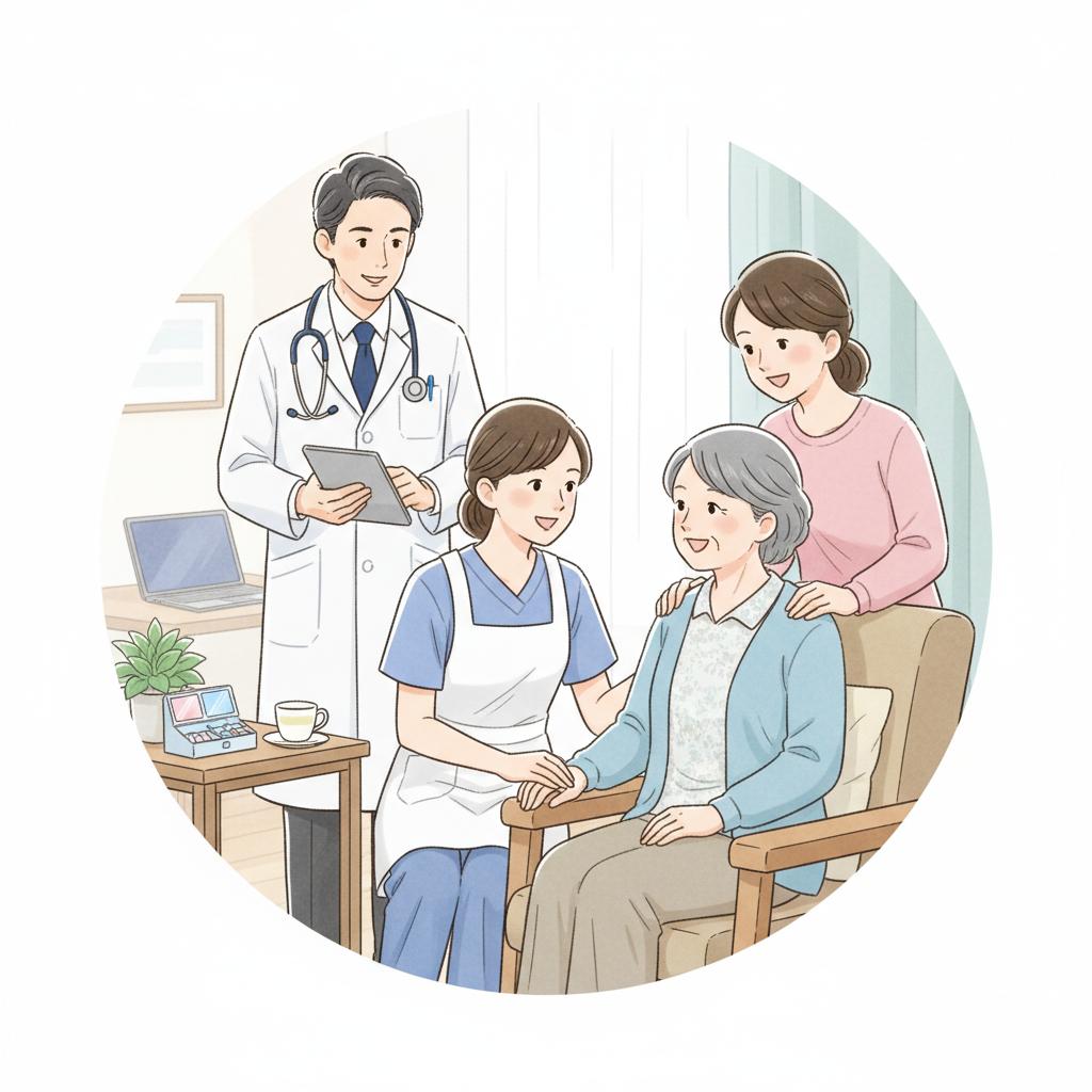 訪問診療を家族が依頼する方法｜在宅医療の始め方・主治医との連携・看取り対応まで