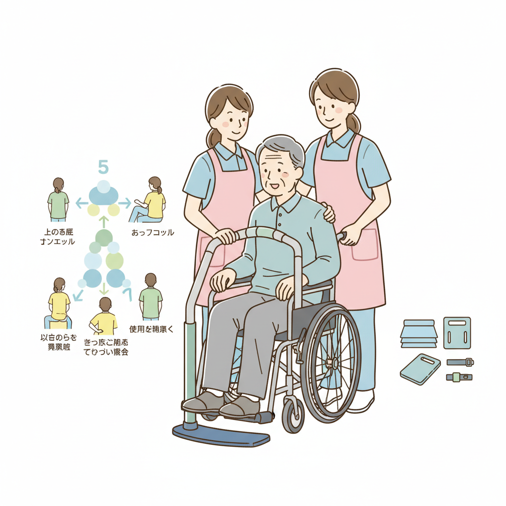 介護の移乗介助のコツ｜ボディメカニクス7原則と福祉用具で職員の腰痛を防ぐ実践マニュアル