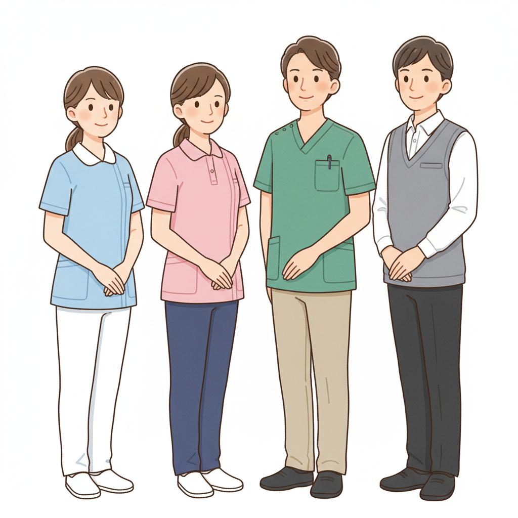 介護職の服装・身だしなみ完全ガイド｜制服・髪色・ネイル・アクセサリーのルール