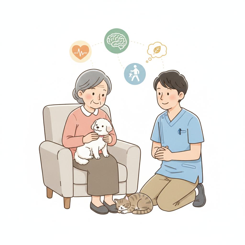 ペットを飼うと高齢者は健康になるか｜ペット飼育と孤独・認知機能・身体活動の研究エビデンスを介護職目線で読み解く