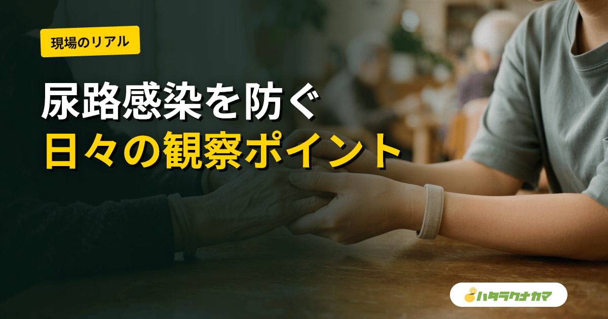 高齢者の尿路感染症を防ぐ｜介護職の観察ポイントと予防的ケア