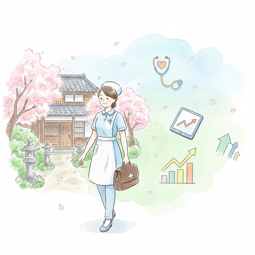 訪問看護ベースアップ評価料、1,050円から最大2,880円へ｜2026年6月診療報酬改定で「質の評価」と賃上げ二本柱