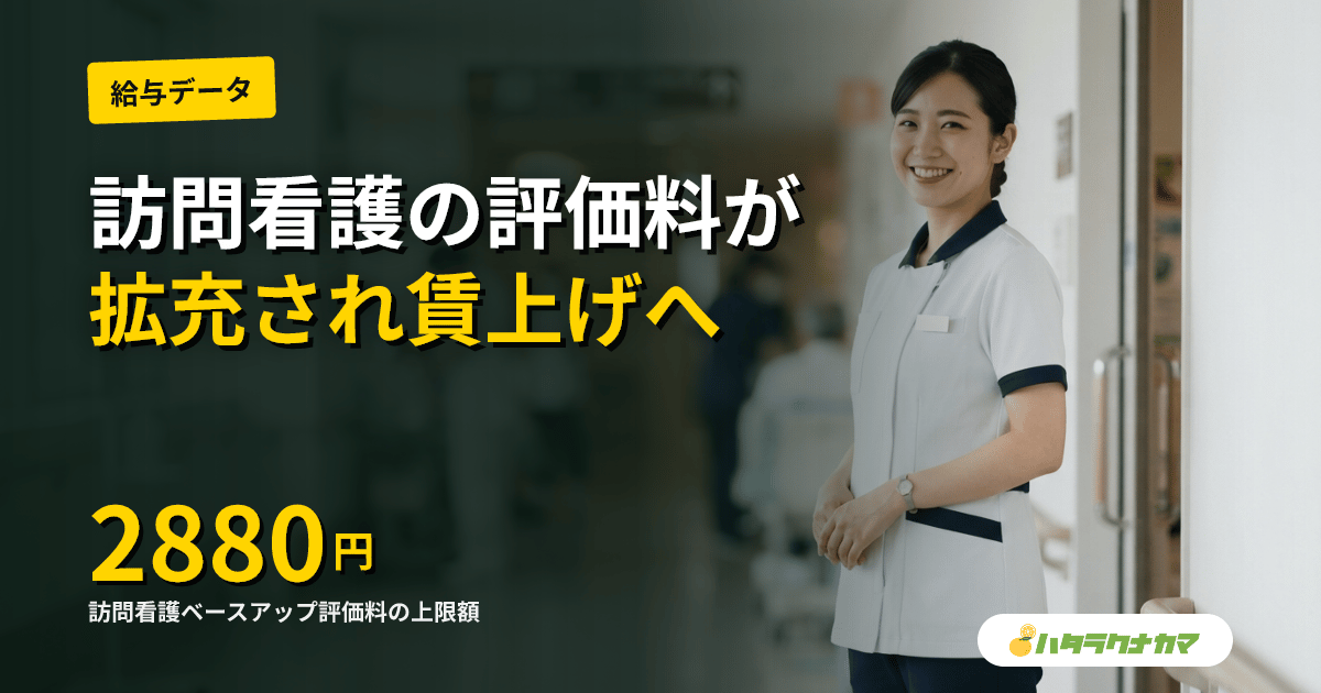 訪問看護ベースアップ評価料、1,050円から最大2,880円へ｜2026年6月診療報酬改定で「質の評価」と賃上げ二本柱