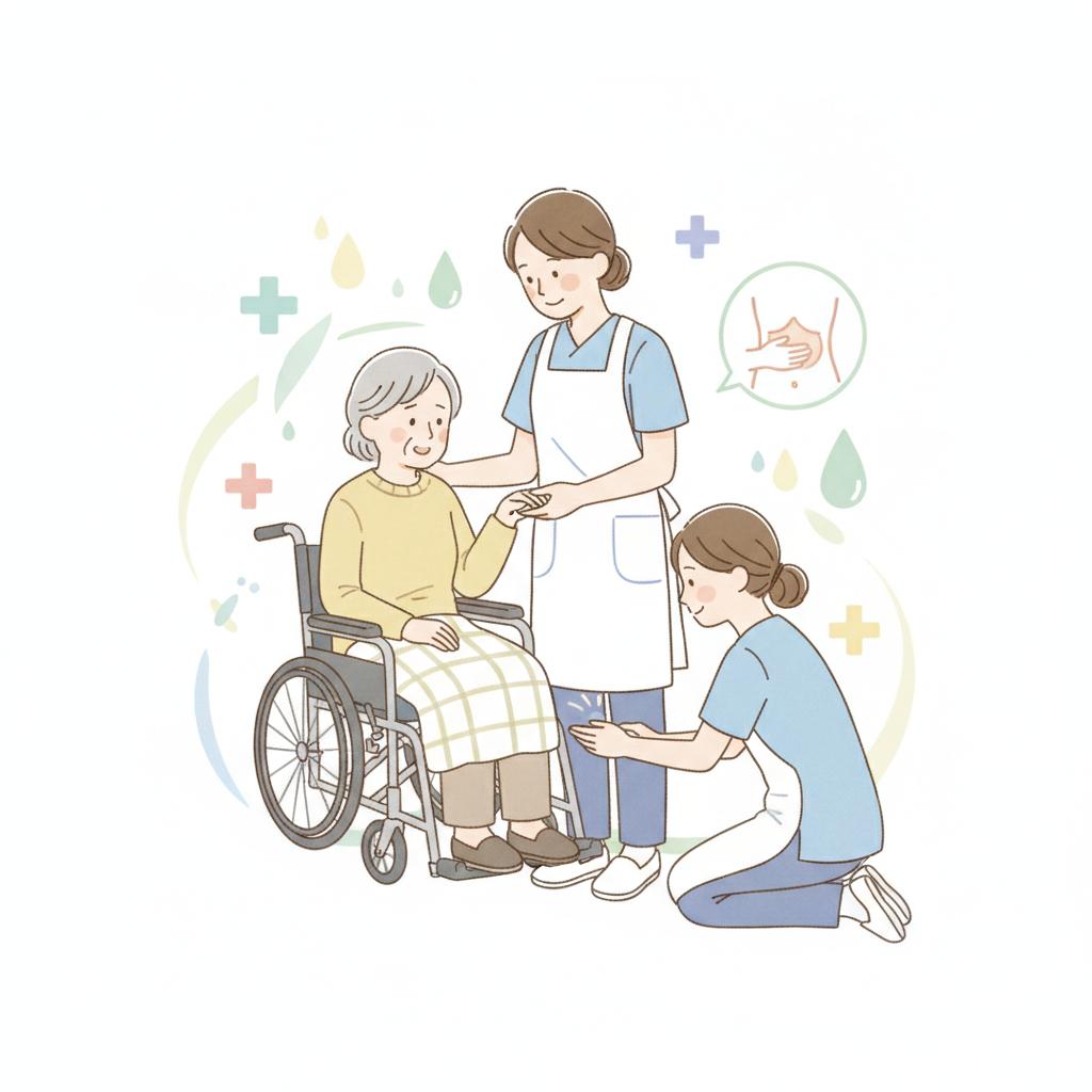 施設で利用者の下痢が続くときの対応｜介護職の観察・脱水/感染の見極め・スキンケアと報告