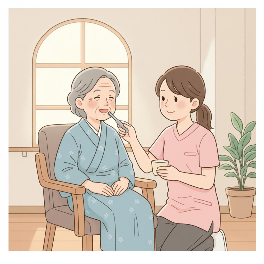 介護現場の口腔ケア|基本手順から拒否対応・誤嚥性肺炎予防まで現場で使える実践ノウハウ