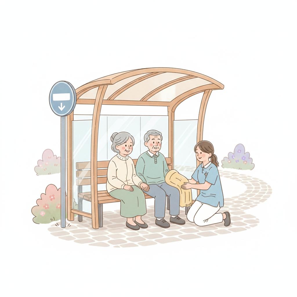 バス停は「どこにも行かない」|ドイツの介護施設が生んだ、認知症ケアのやさしい工夫