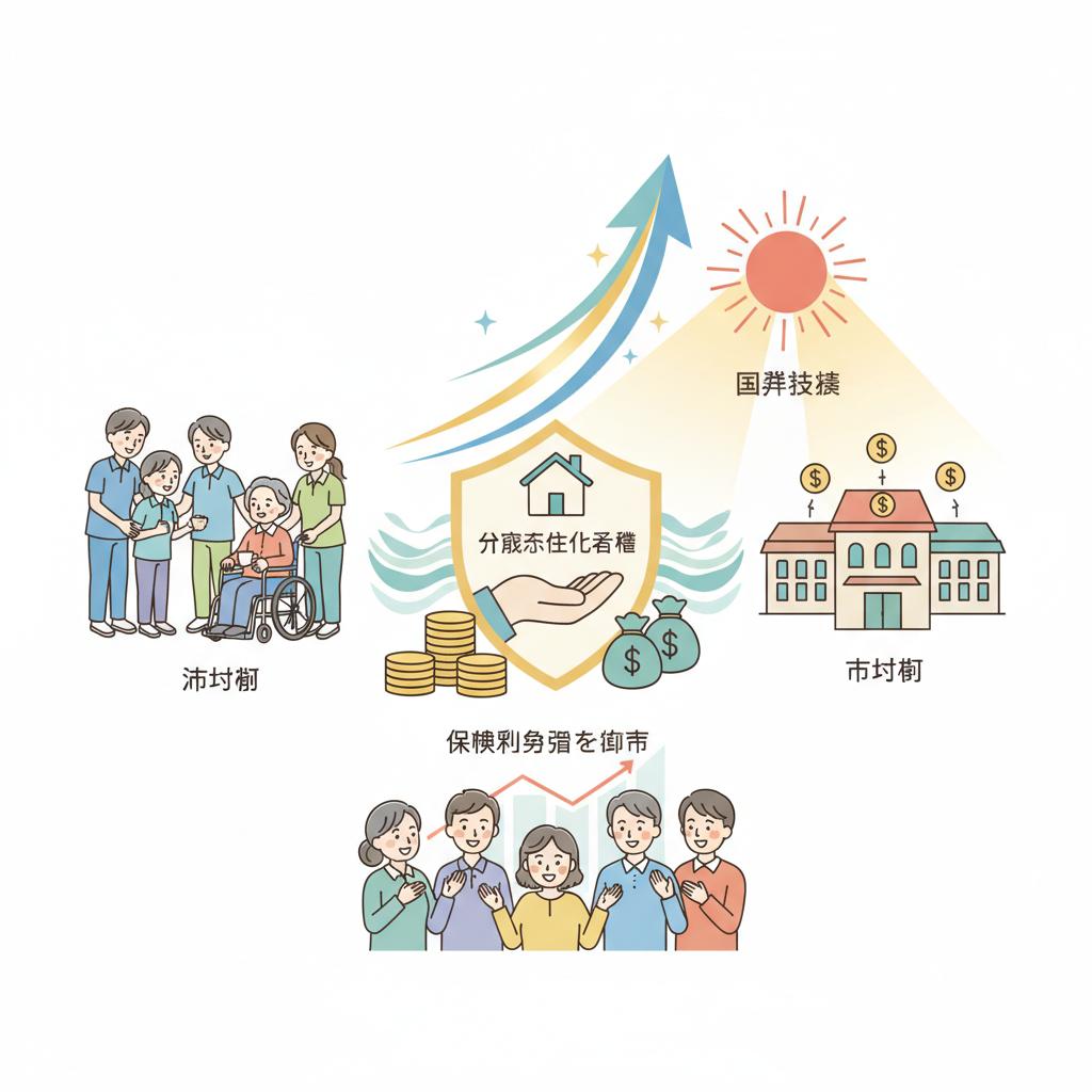 財政安定化基金を特例積み増し、市町村負担も国費支援｜介護職員賃上げに伴う保険料抑制策