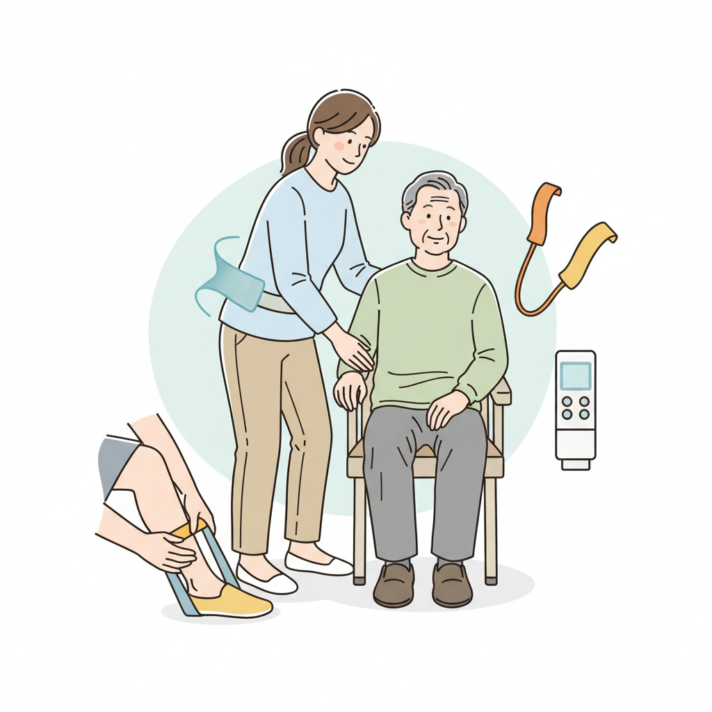 介護家族の腰痛を防ぐ|ボディメカニクス・福祉用具・ストレッチで体を守る方法