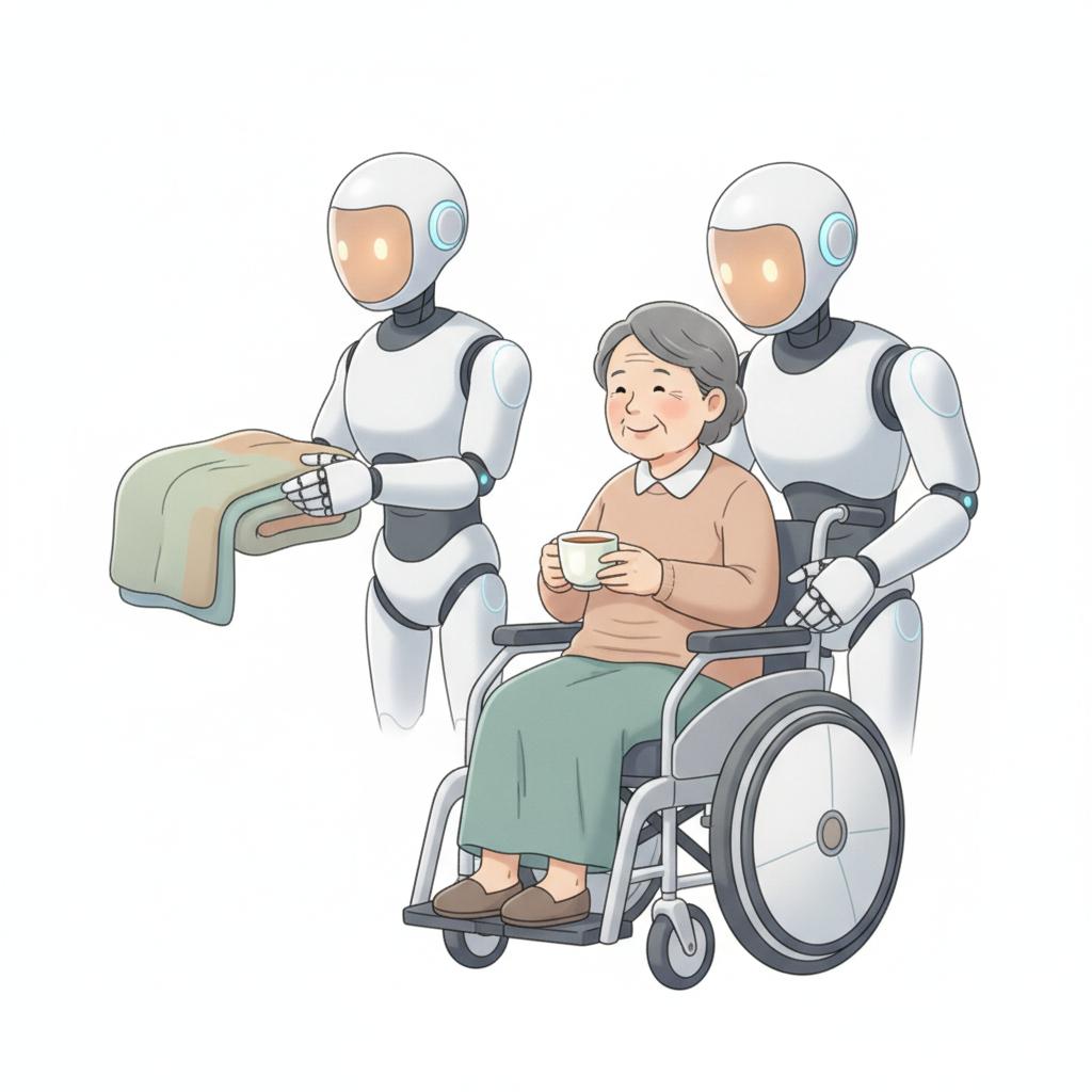 人型介護ロボット(ヒューマノイド介護ロボット)とは