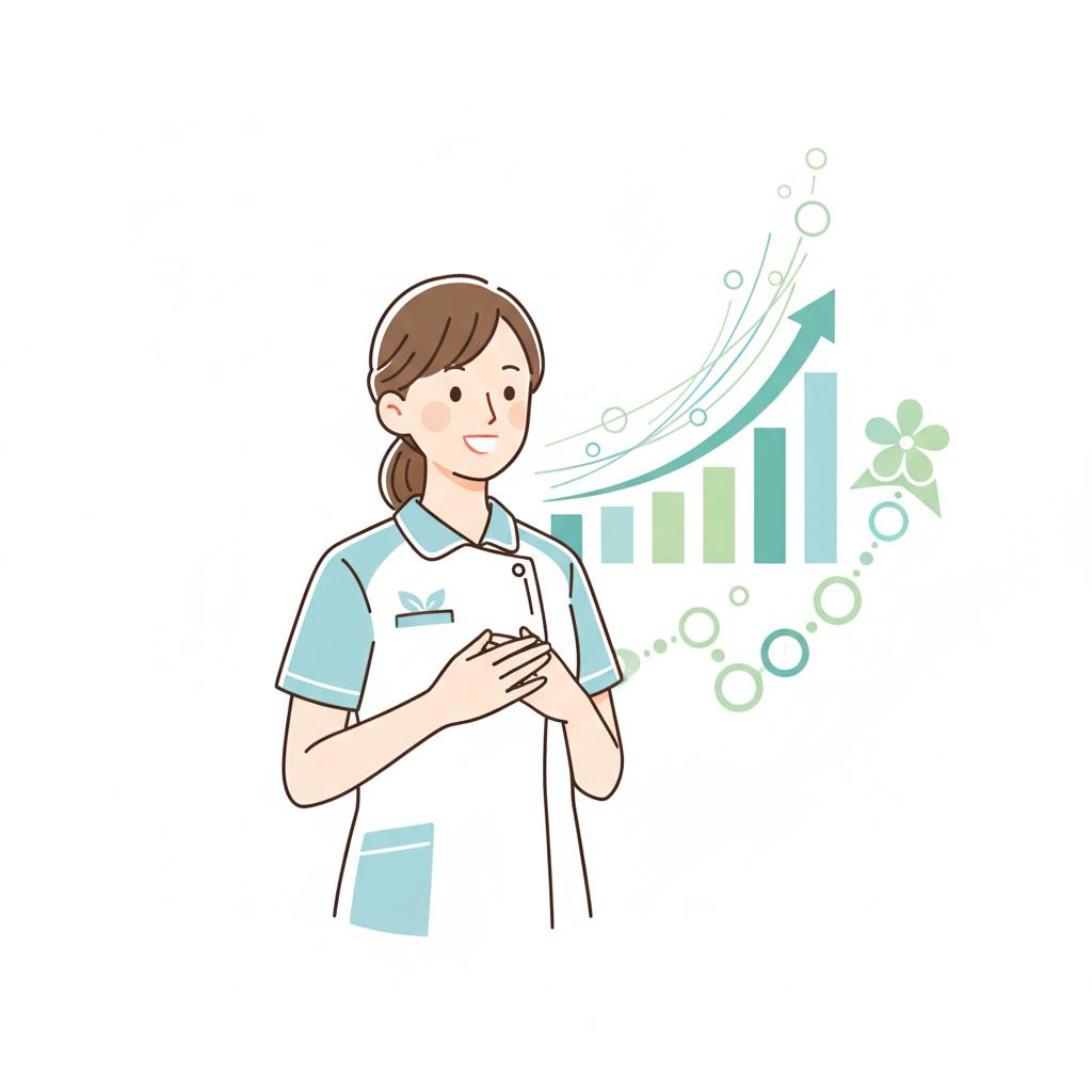 資格別・施設別の給料シミュレーションのイラスト