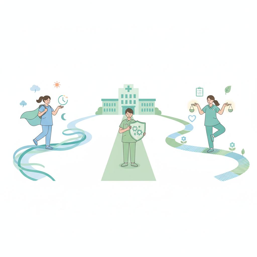 派遣・正社員・パートの比較イラスト