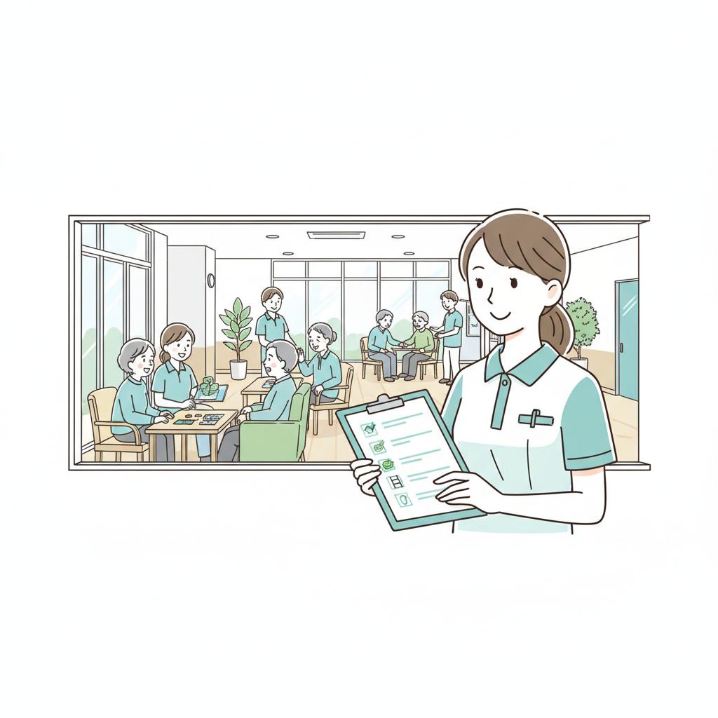 最初の1社で失敗しない7つのチェックポイントを表したイラスト