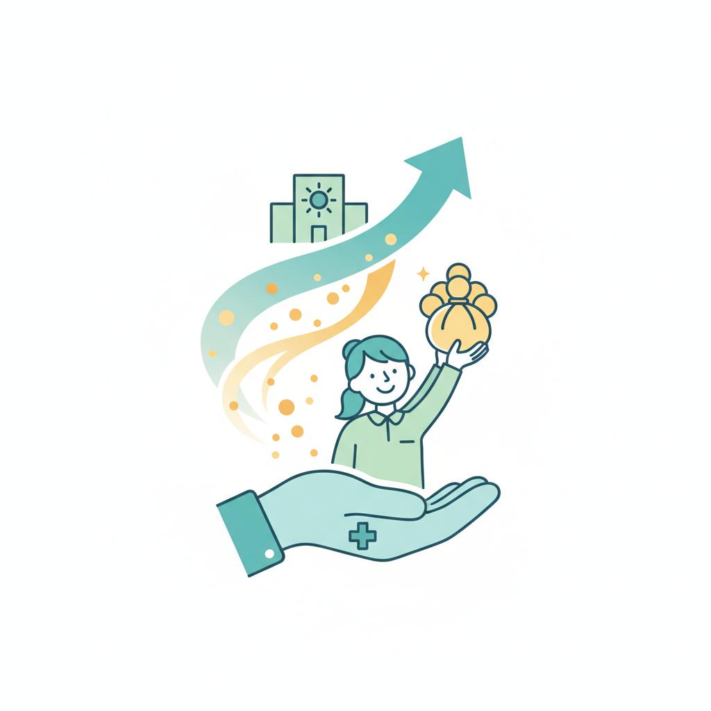 処遇改善加算とは何かを表すイラスト