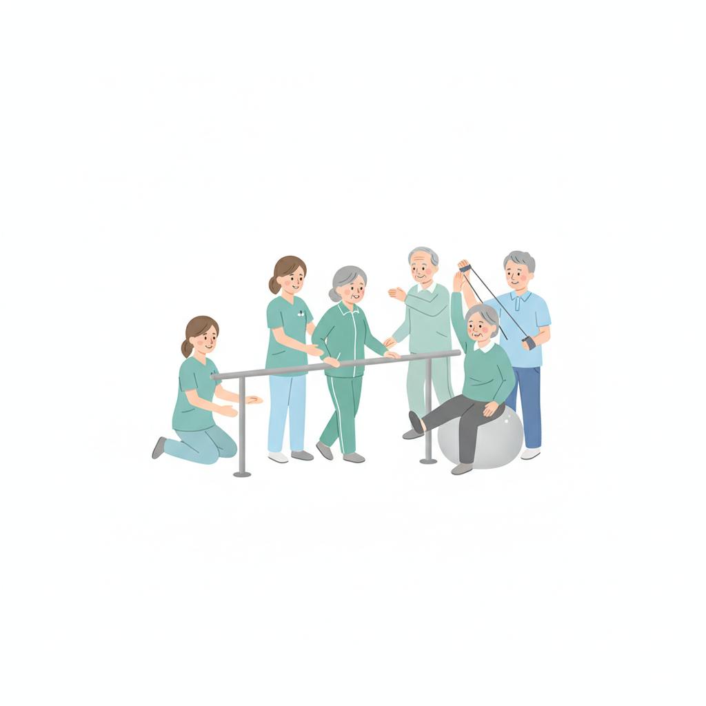介護老人保健施設(老健)とはのイラスト