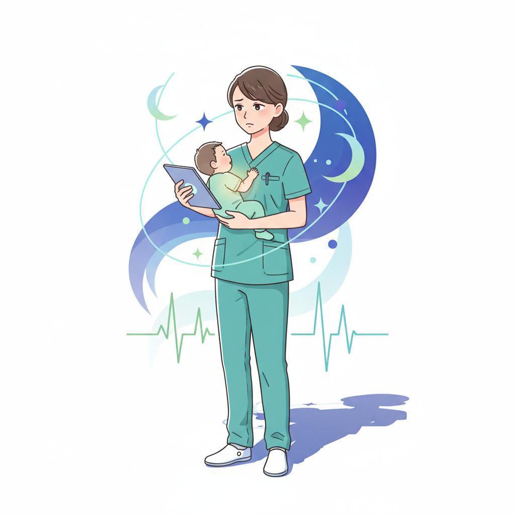 介護職の夜勤がきつい理由を表すイラスト
