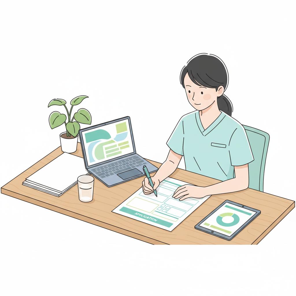 履歴書の各項目の書き方のイラスト