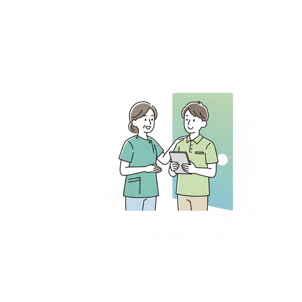 未経験でも介護職になれるかのイラスト