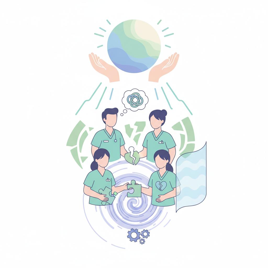 介護職の人間関係が悪くなる原因のイラスト